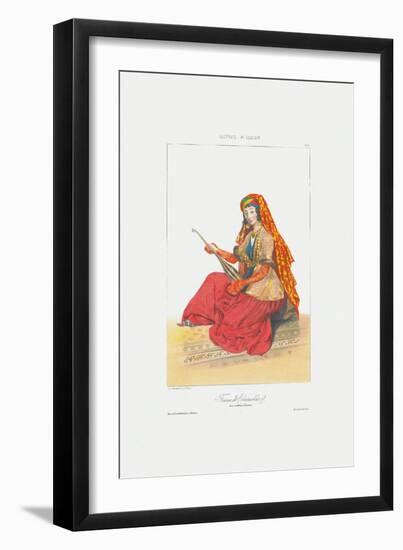 Woman of Shamakhy (From: Scenes, Paysages, Meurs Et Costumes Du Caucas), 1840-Grigori Grigorievich Gagarin-Framed Giclee Print