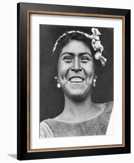 Woman of Tehuantepec, Mexico, 1929-Tina Modotti-Framed Photographic Print