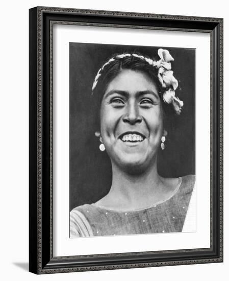 Woman of Tehuantepec, Mexico, 1929-Tina Modotti-Framed Photographic Print