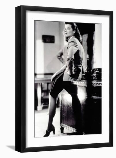 Woman of the Year, Katharine Hepburn, 1942-null-Framed Premium Photographic Print