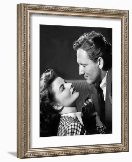 Woman of the Year, Katharine Hepburn, Spencer Tracy, 1942-null-Framed Photo