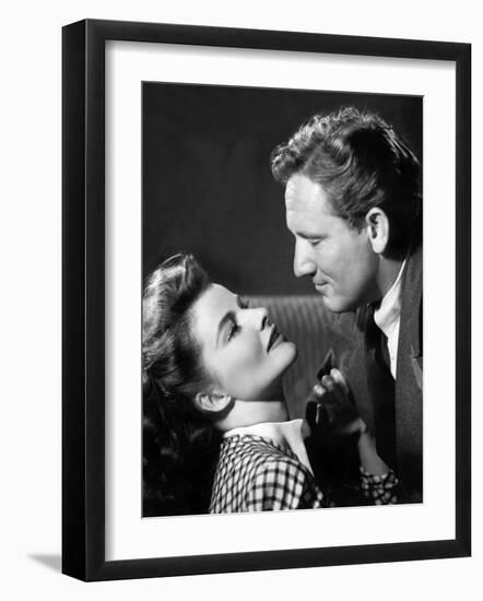 Woman of the Year, Katharine Hepburn, Spencer Tracy, 1942-null-Framed Photo