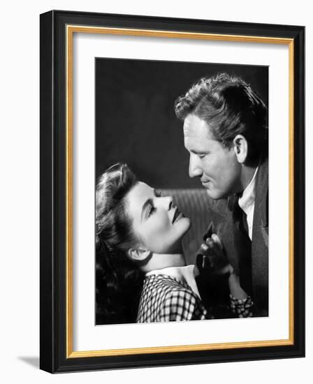 Woman of the Year, Katharine Hepburn, Spencer Tracy, 1942-null-Framed Photo