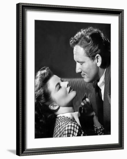 Woman of the Year, Katharine Hepburn, Spencer Tracy, 1942-null-Framed Photo