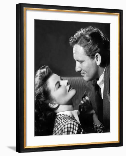 Woman of the Year, Katharine Hepburn, Spencer Tracy, 1942-null-Framed Photo