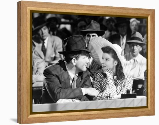 Woman Of The Year, Spencer Tracy, Katharine Hepburn, 1942-null-Framed Stretched Canvas