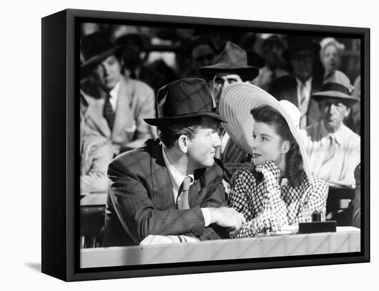 Woman Of The Year, Spencer Tracy, Katharine Hepburn, 1942-null-Framed Stretched Canvas