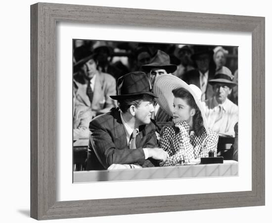 Woman Of The Year, Spencer Tracy, Katharine Hepburn, 1942-null-Framed Photo