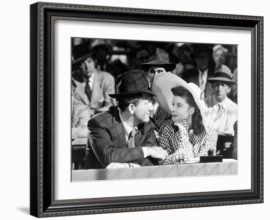 Woman Of The Year, Spencer Tracy, Katharine Hepburn, 1942-null-Framed Photo