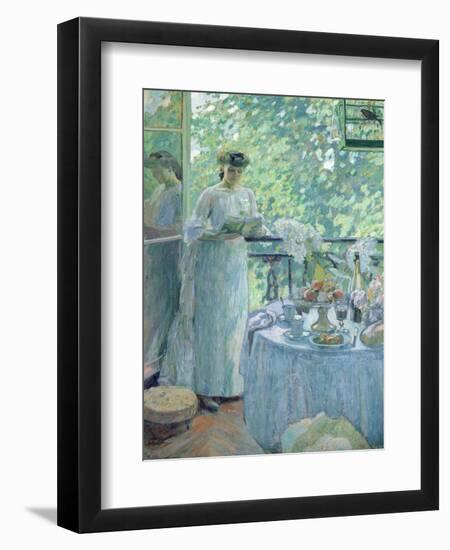 Woman on a Balcony-Henri Ottmann-Framed Giclee Print