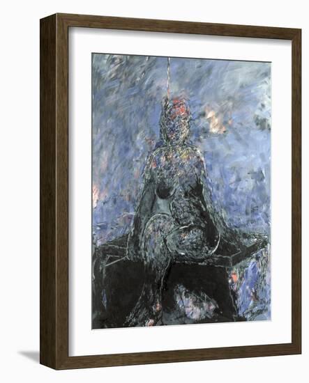 Woman on a Banquette, 1984-Stephen Finer-Framed Giclee Print