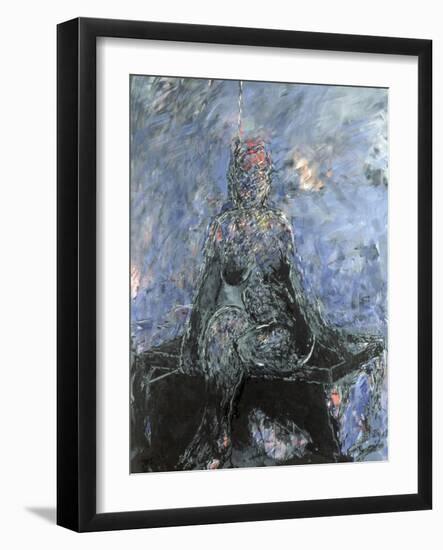 Woman on a Banquette, 1984-Stephen Finer-Framed Giclee Print