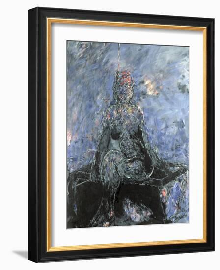 Woman on a Banquette, 1984-Stephen Finer-Framed Giclee Print