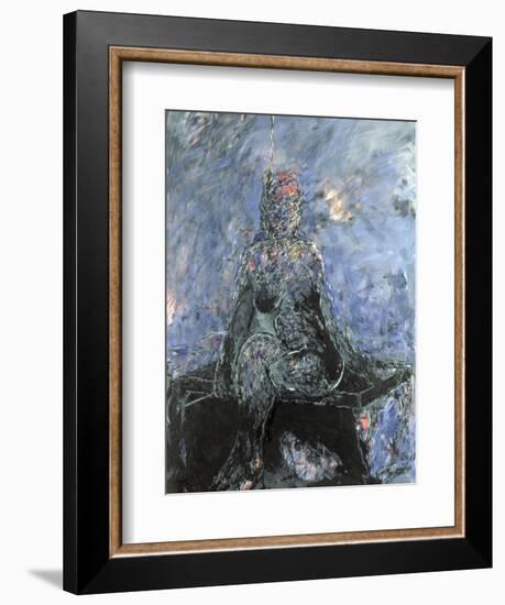 Woman on a Banquette, 1984-Stephen Finer-Framed Giclee Print
