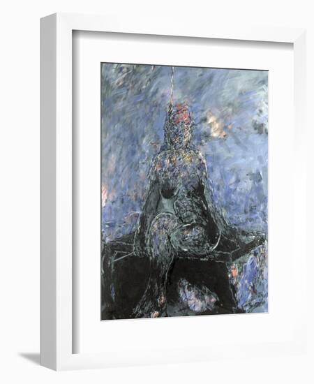 Woman on a Banquette, 1984-Stephen Finer-Framed Giclee Print