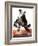 "Woman on Bucking Bronco,"April 19, 1924-Frank Hoffman-Framed Giclee Print