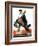 "Woman on Bucking Bronco,"April 19, 1924-Frank Hoffman-Framed Giclee Print