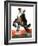 "Woman on Bucking Bronco,"April 19, 1924-Frank Hoffman-Framed Giclee Print