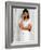 Woman on Cell Phone in Modern New Delhi, India-Bill Bachmann-Framed Photographic Print