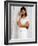 Woman on Cell Phone in Modern New Delhi, India-Bill Bachmann-Framed Photographic Print