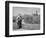 Woman on Roof Facing Church of the Nativity Photograph - Bethlehem, Palestine-Lantern Press-Framed Art Print