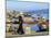 Woman on Xom Bong Bridge, Nha Trang, Vietnam, Asia-Robert Francis-Mounted Photographic Print