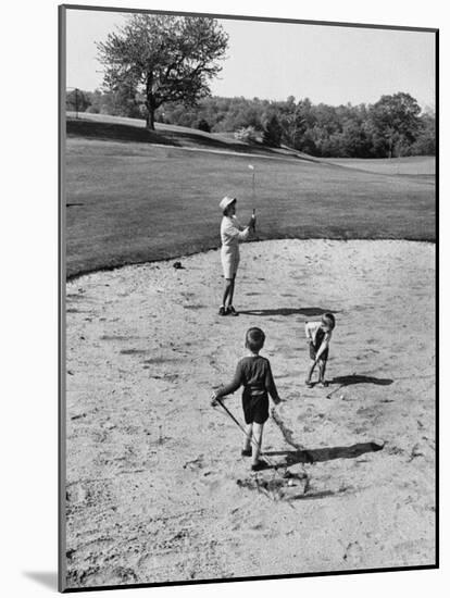 Woman Participating in Ladies Day at a Golf Club-Joe Scherschel-Mounted Photographic Print