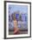 Woman Passing Mural, Bundi, Rajasthan, India-Ian Trower-Framed Photographic Print