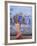 Woman Passing Mural, Bundi, Rajasthan, India-Ian Trower-Framed Photographic Print