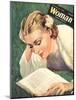 Woman, People Reading Books, Women Magazine, UK, 1942-null-Mounted Giclee Print