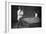 Woman Playing Billiards Photograph-Lantern Press-Framed Premium Giclee Print