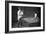 Woman Playing Billiards Photograph-Lantern Press-Framed Premium Giclee Print