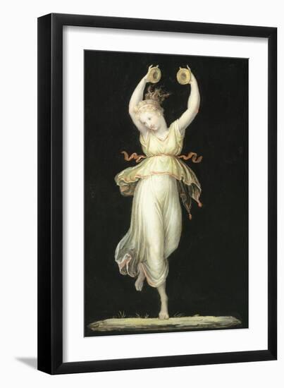 Woman Playing Castanets-Antonio Canova-Framed Giclee Print