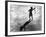 Woman Playing Tennis, Alfred Eisenstaedt's First Photograph Ever Sold-Alfred Eisenstaedt-Framed Photographic Print