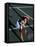 Woman Playing Tennis, Colorado, USA-Lee Kopfler-Framed Premier Image Canvas