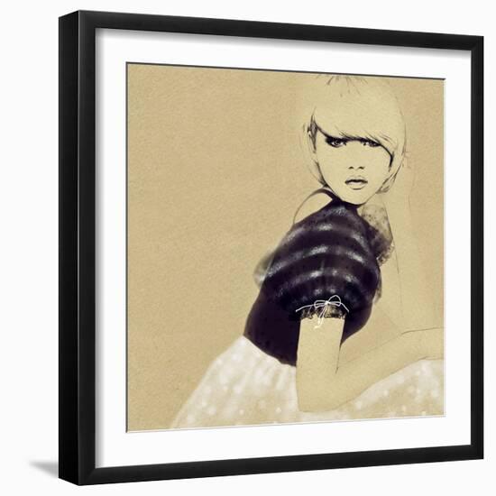 Woman Portrait-Anna Ismagilova-Framed Art Print