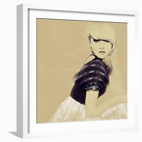 Woman Portrait-Anna Ismagilova-Framed Art Print