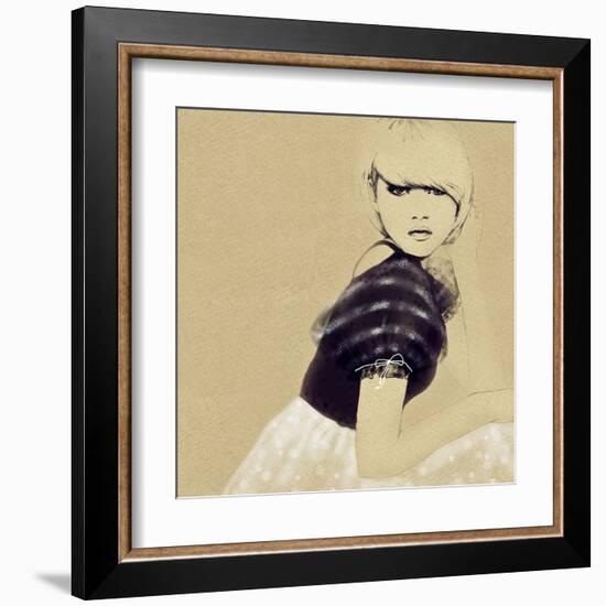 Woman Portrait-Anna Ismagilova-Framed Art Print