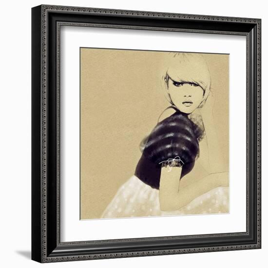 Woman Portrait-Anna Ismagilova-Framed Art Print