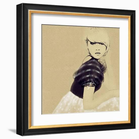 Woman Portrait-Anna Ismagilova-Framed Art Print