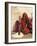 Woman Pounding Food in Village Near Deogarh, Rajasthan State, India-Robert Harding-Framed Photographic Print