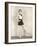 Woman Practicing Ballet-null-Framed Photo