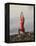 Woman Practicing Yoga on the Riverside, Bainbridge Island, Washington State, USA-null-Framed Premier Image Canvas