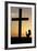 Woman Praying at Sunset, Cher, France, Europe-Godong-Framed Photographic Print