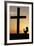 Woman Praying at Sunset, Cher, France, Europe-Godong-Framed Photographic Print