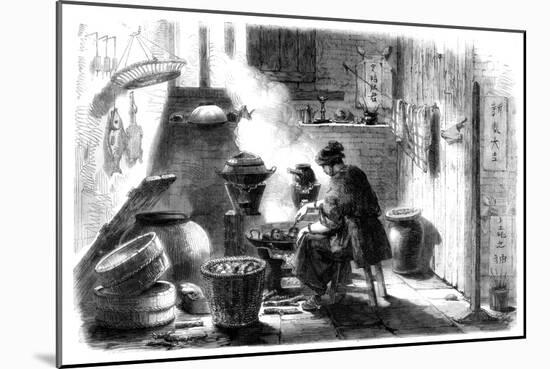 Woman Preparing Cakes for the Chinese New Year, 1861-null-Mounted Giclee Print