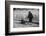 Woman Pulling Two Children on Sled in Winter, Vermont, 1940-Marion Post Wolcott-Framed Photographic Print