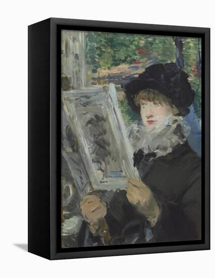 Woman Reading, 1879-80-Edouard Manet-Framed Premier Image Canvas