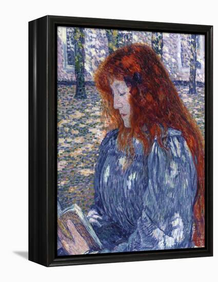 Woman Reading, 1899-Mary Cassatt-Framed Premier Image Canvas
