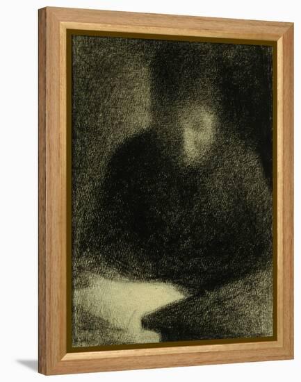 Woman Reading-Georges Seurat-Framed Premier Image Canvas